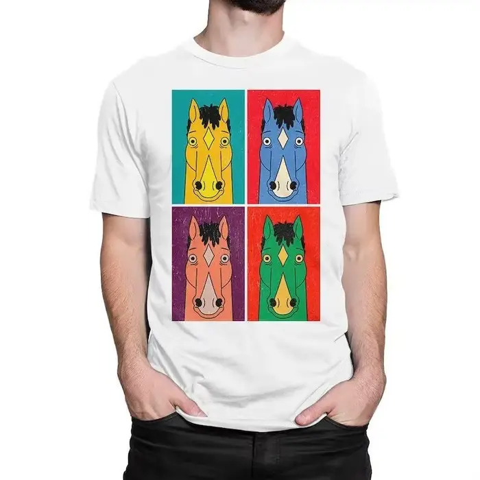 T-shirt vintage BoJack Horseman Pop Art pour hommes et femmes