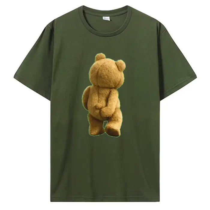Ted Bear à gratter son cul T-Shirt décontracté couverture en coton t-shirts Fitness