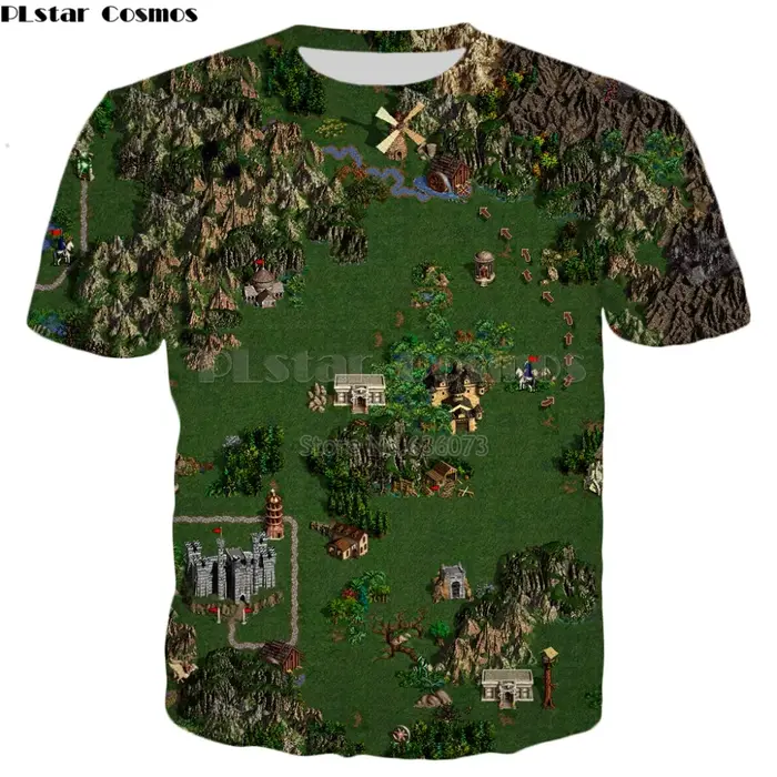 T-shirt homme/femme, estival et à la mode