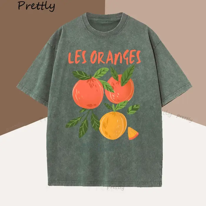 T-shirt fruits Orange France