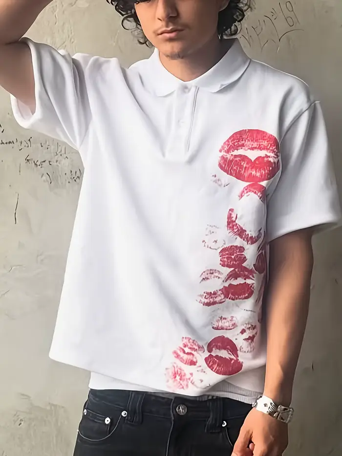 Polo pour homme, style rétro classique