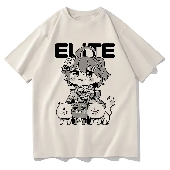 T-shirt unisexe en coton Anime Cartoon