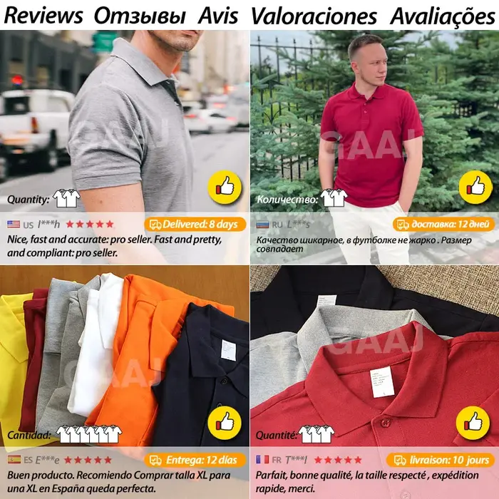 Polo personnalisé 100 % coton