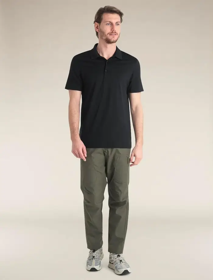 Polo 100% laine mérinos pour hommes