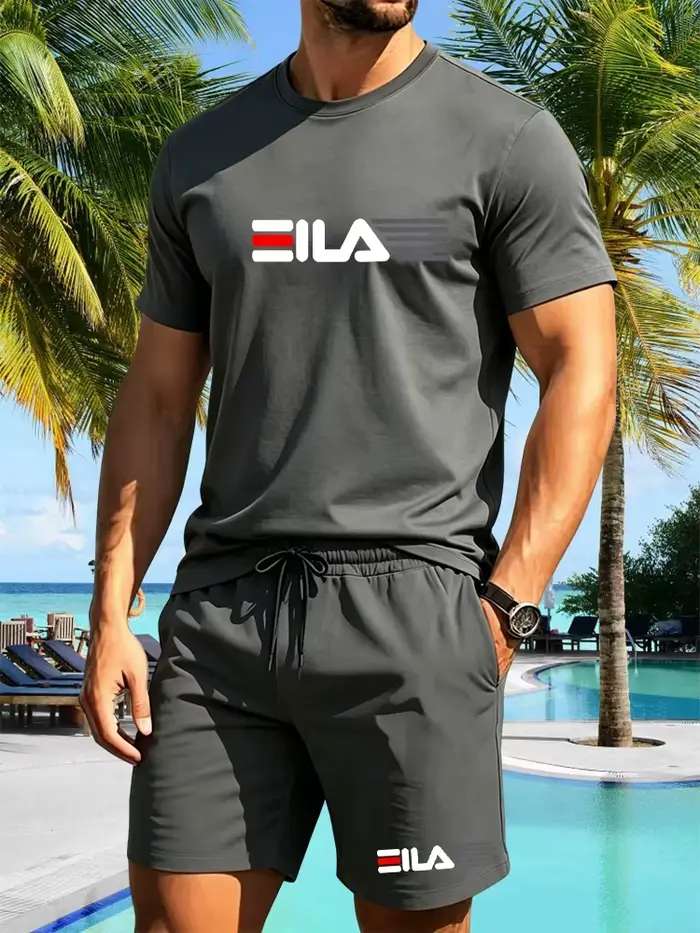 Nouvel ensemble de t-shirts à manches courtes pour hommes