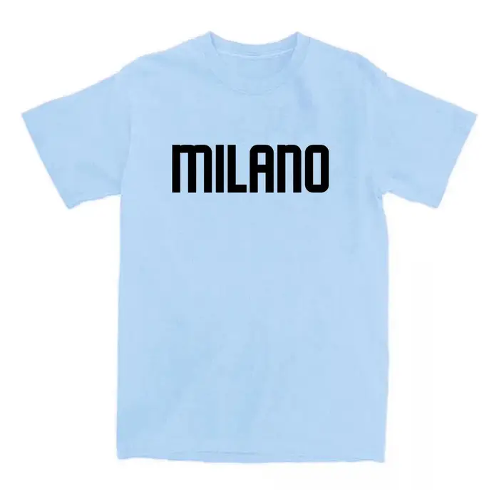 T-shirt imprimé Milano City pour hommes et femmes