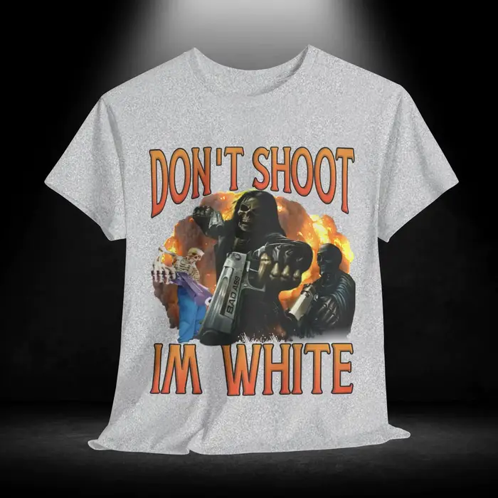 T-shirt unisexe en coton imprimé