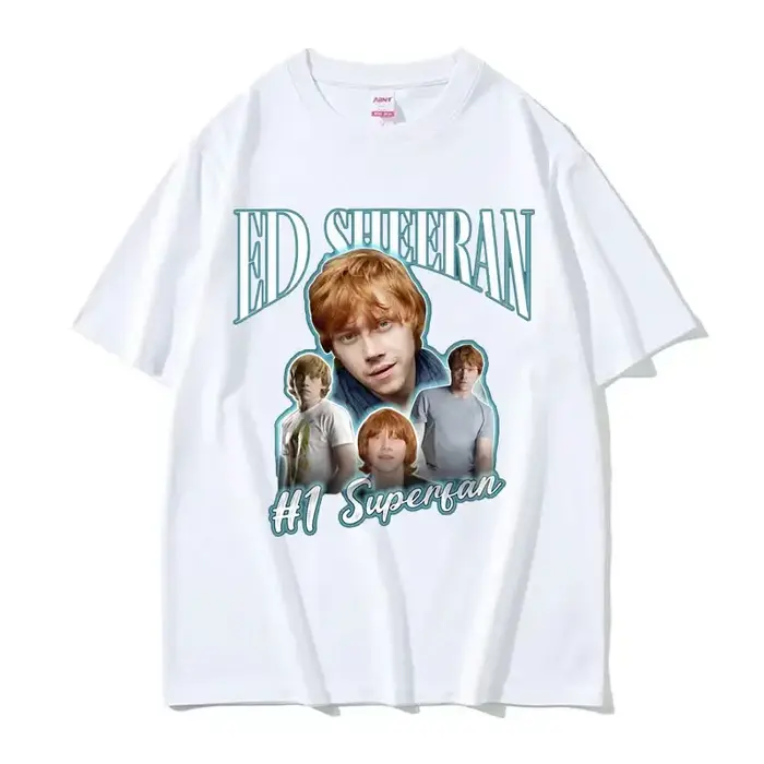 T-shirt drôle Ed Sheeran Number One Superfan Meme pour hommes