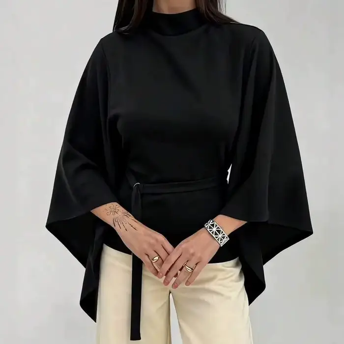 T-shirt élégant en maille de coton mélangé
