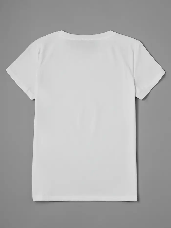 T-Shirt imprimé aquarelle pour femmes