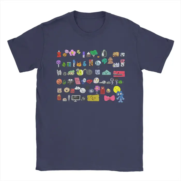 Loisirs BFDI bataille pour Dream Island T-Shirts hommes col rond coton