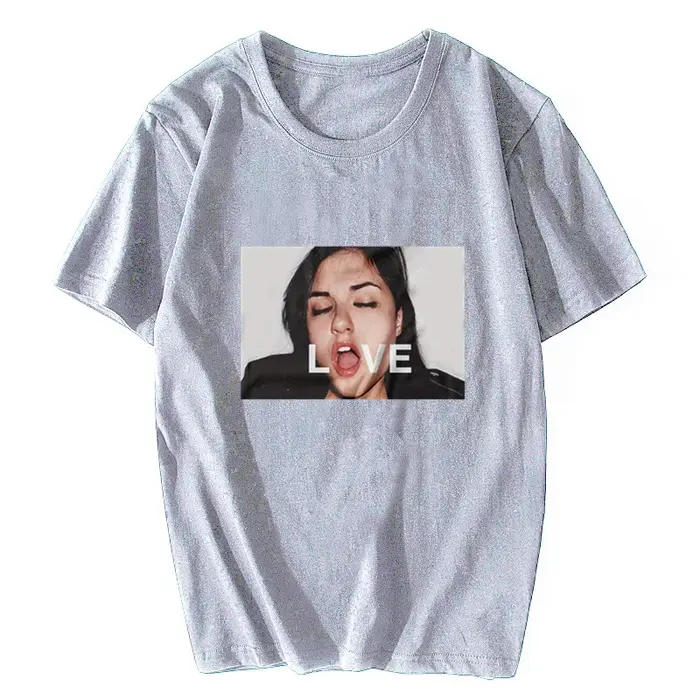 T-Shirt gris à manches courtes pour hommes