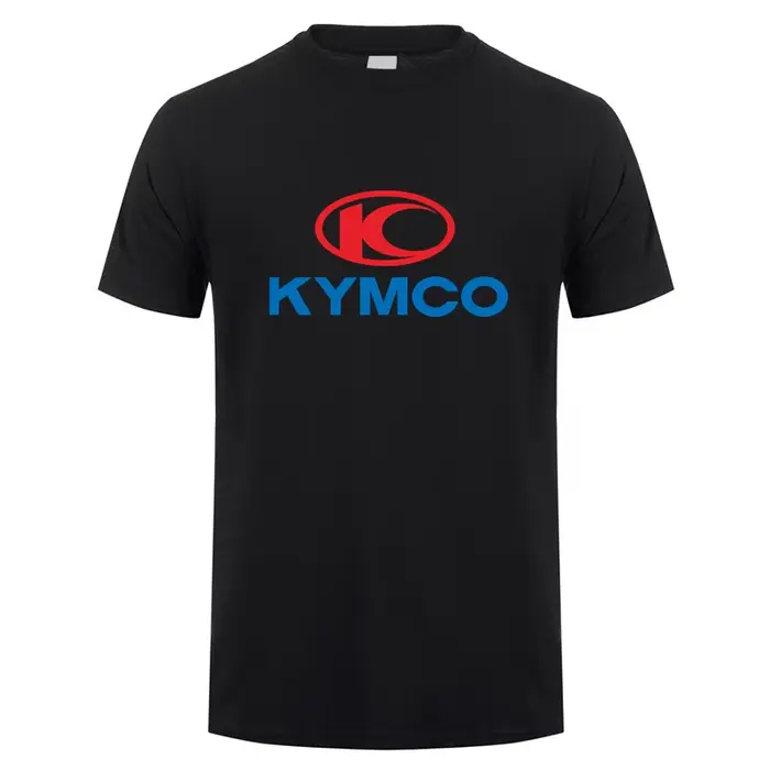 Kymco Hommes T Shirt Mode Coton Manches Courtes Drôle Graphique Tee