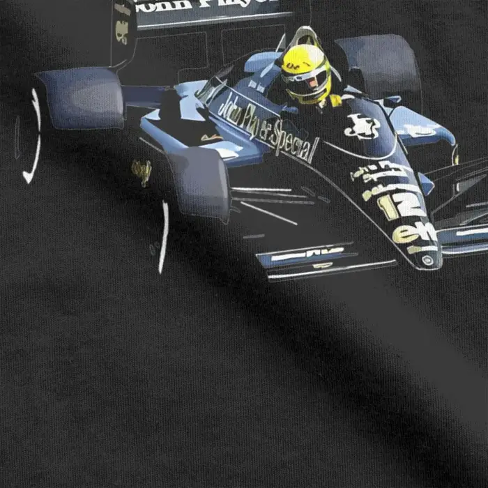 Ayrton Scannelle-T-shirt à manches courtes et col rond pour homme