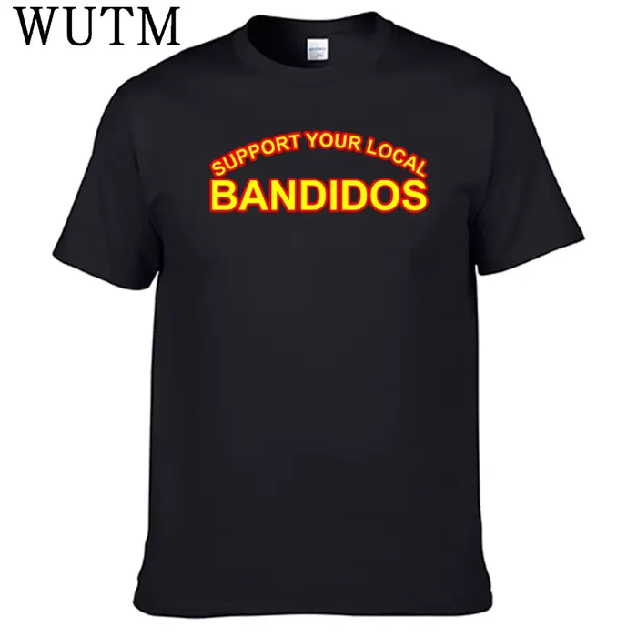 Bandidos Mc t-shirt 100% coton pour hommes, chemise