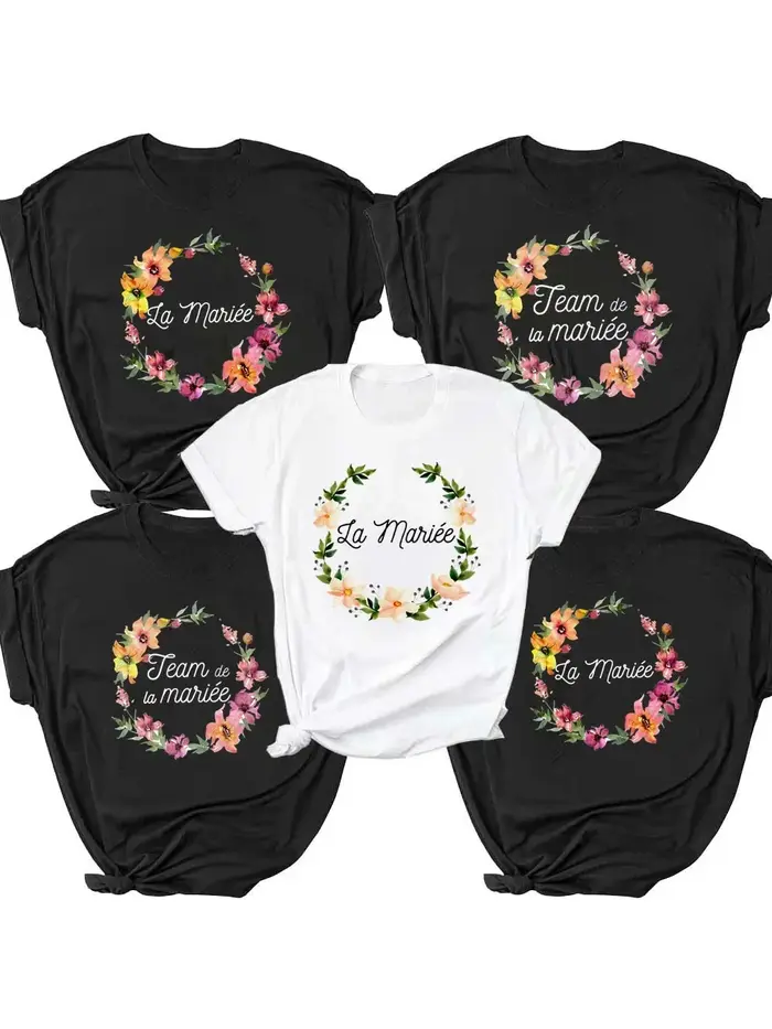 T-shirt Team Bride pour Femme