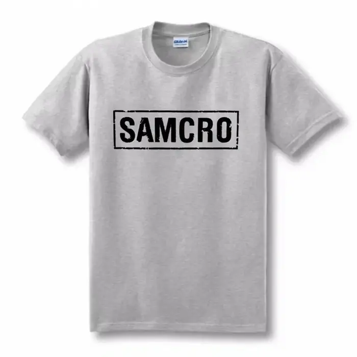 T-shirt imprimé SAMCRO pour hommes et femmes
