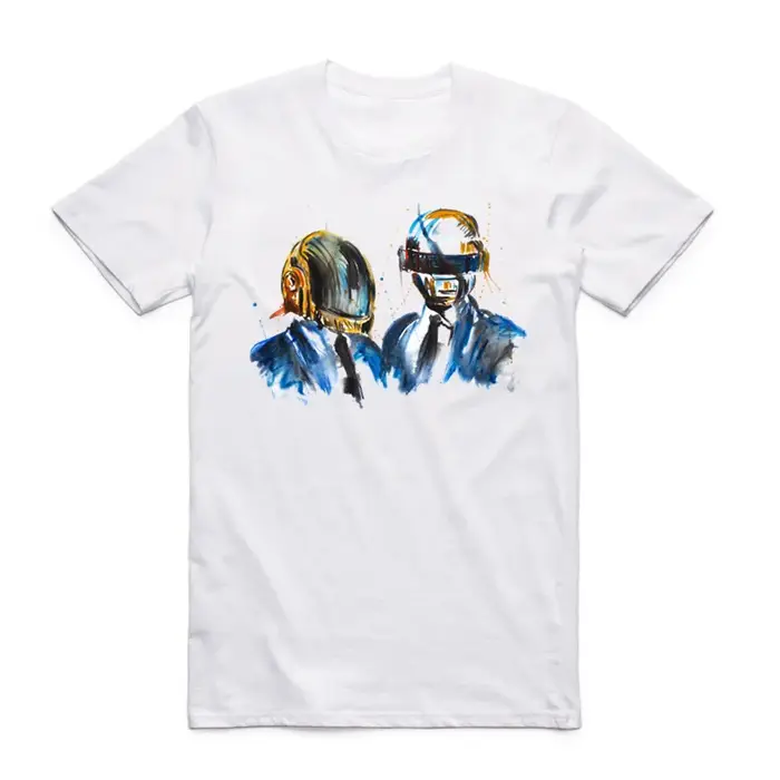 2019 Daft Punk hommes femmes t-shirt été à manches courtes groupe de musique française