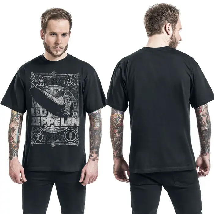 T-shirt en coton avec graphisme Led Zeppelin