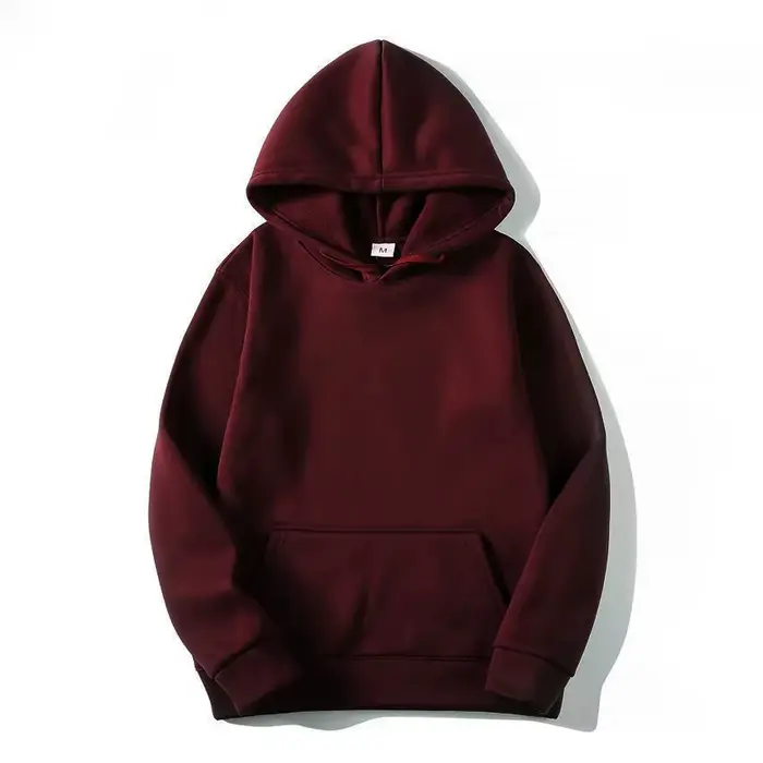 2025 sweat à capuche unisexe sweat-shirt de couleur unie pour hommes et femmes à manches longues pul