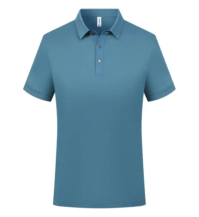 Polo avec logo personnalisé Polo en polyester de soie glacée avec logo personnalisé - Tailles unisex