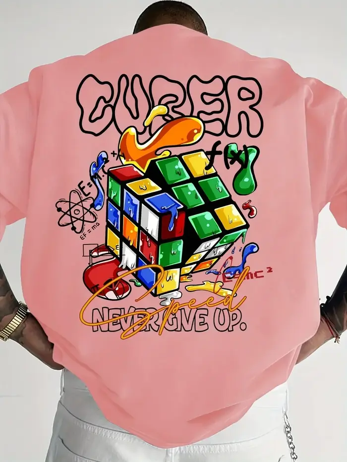T-shirt ample à manches courtes pour homme