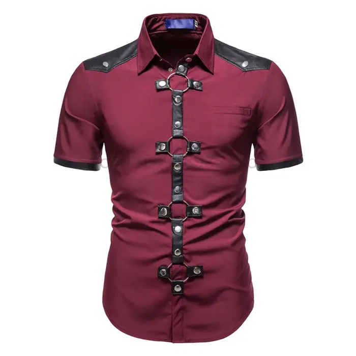 Chemise à manches courtes pour hommes