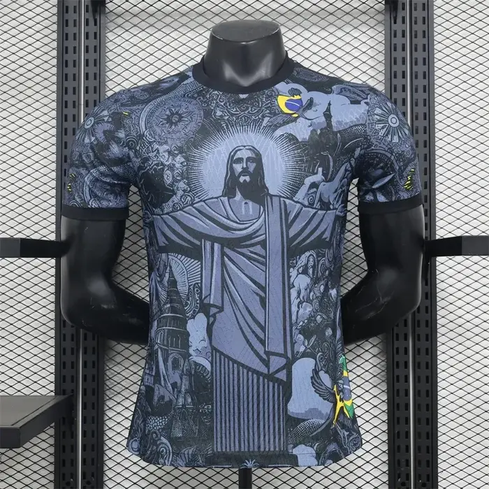 Le nouveau T-shirt pour hommes d'été 2025 avec impression de motifs de jésus en 3D est un vêtement de sport de plein air décontracté et à la mode