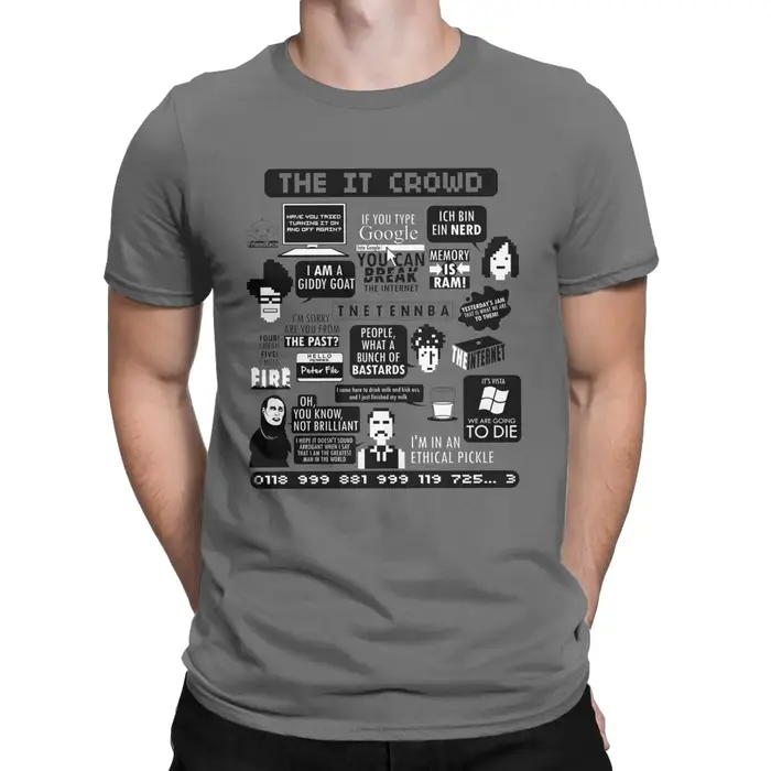 T-Shirt à Manches Courtes en Pur Coton pour Homme, Vêtement à Col Ras du Cou, avec les Citations de