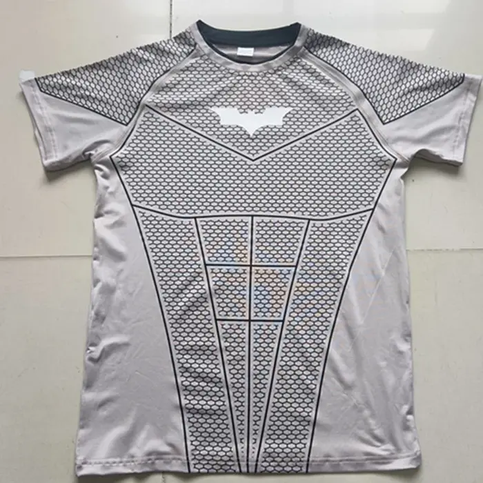 T-Shirt athlétique à manches courtes pour hommes, Compression à séchage rapide, coupe slim, pour gym