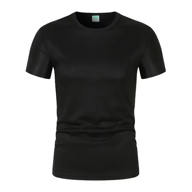 T-shirt à manches courtes pour hommes et femmes, logo imprimé, séchage rapide, course à pied, marath