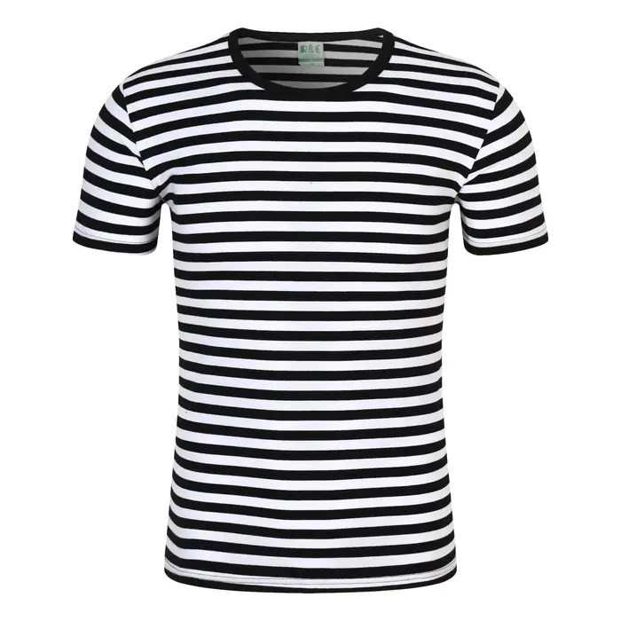 T-shirt rayé à manches courtes pour homme, armée militaire soviétique, russe, URSS, marine de révéla