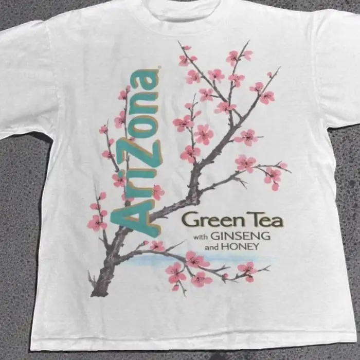 T-shirt pour homme avec motif Arizona Green Tea, vêtements tendance pour tous les jours, t-shirts gr