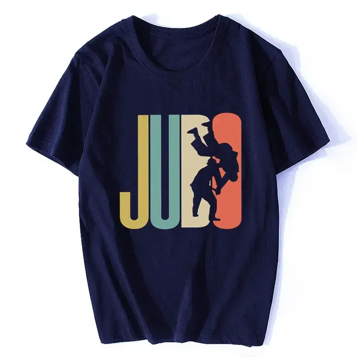 Judo japonais Arts martiaux T-shirt mode hommes Geek unisexe coton