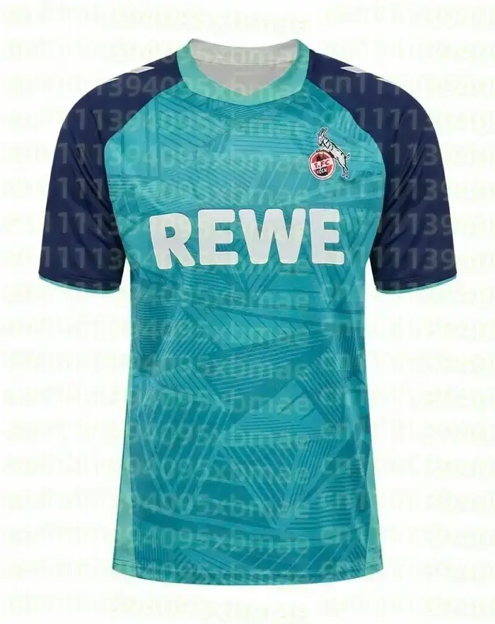 T-shirts décontractés de sport, maillot de l'équipe de Cologne, col rond, manches courtes, respirant