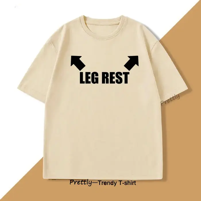 Repose-jambes blague T-Shirt hommes femmes drôle Meme