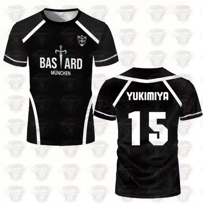 T-shirt de football pour homme Blue Lock Anime