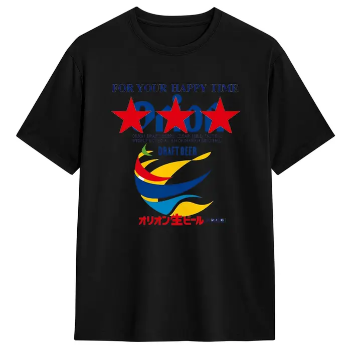 T-Shirt en coton Orion Okinawa Beer pour hommes, T-Shirts d'été géniaux, T-Shirt populaire surdimens