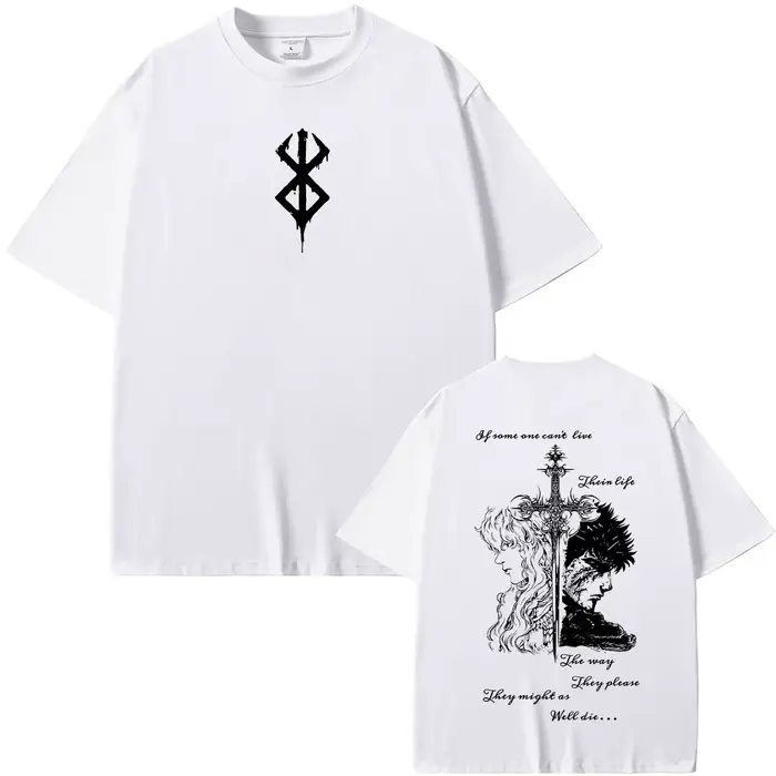 T-shirt Anime Berserk Griffith avec Guts