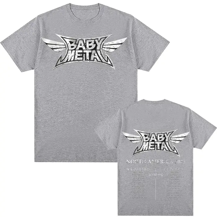 Babymetal amérique du nord Tour 2025 T-shirts Vintage