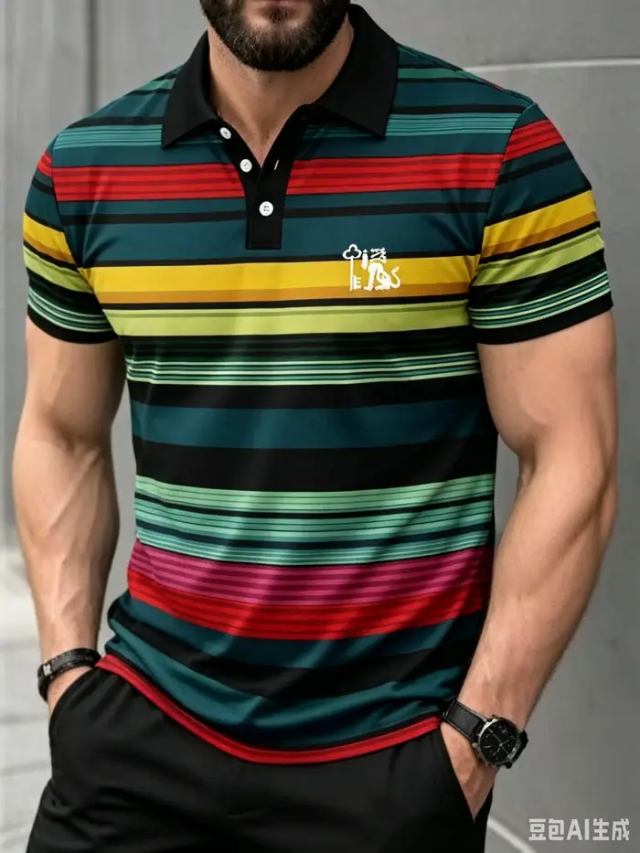 Polo homme été 2026 à rayures