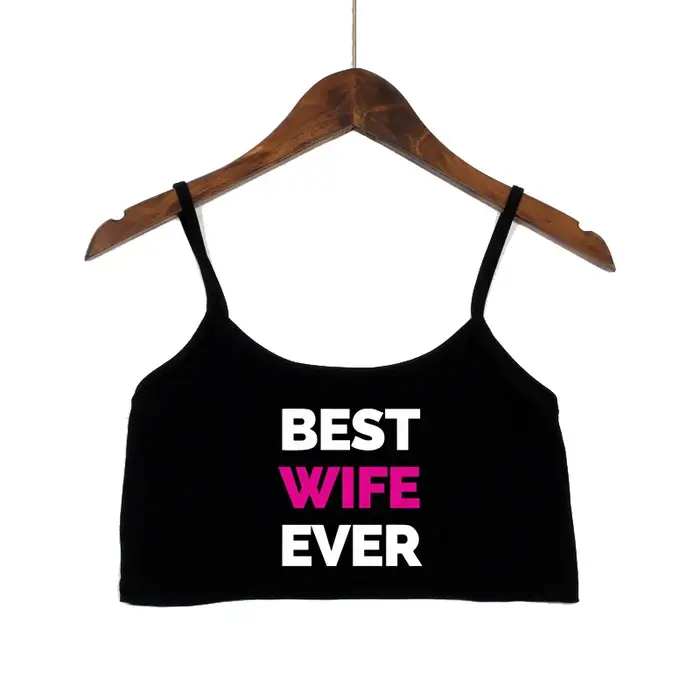 Meilleure femme jamais lettres imprimer nouveau haut court Sexy été femmes