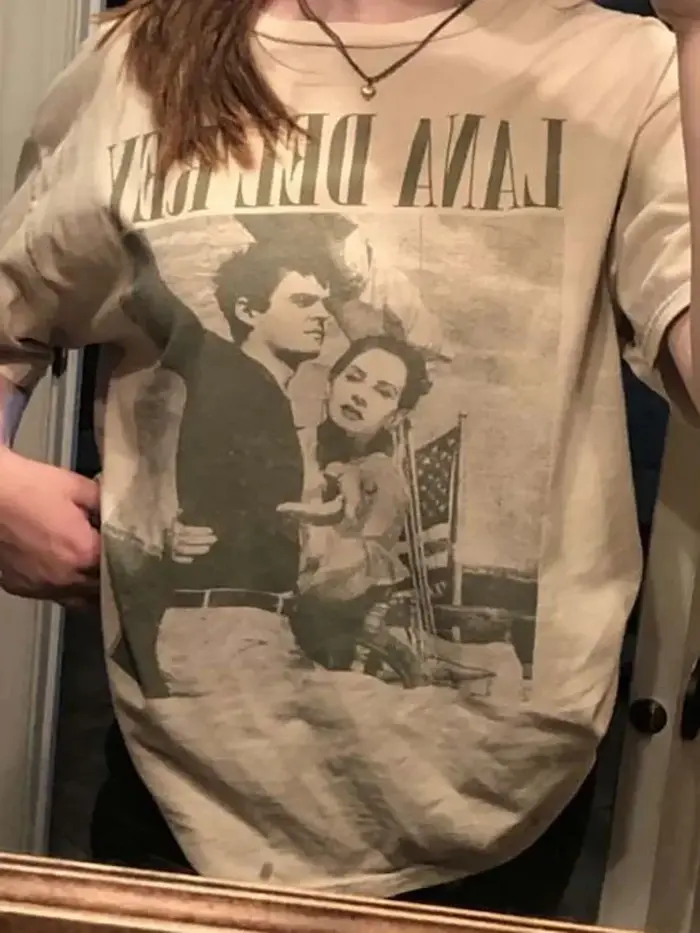 Lana Del Rey Ldr voile Tan T-Shirt doux T-Shirt Vintage chemise d'été Harajuku décontracté femmes T-