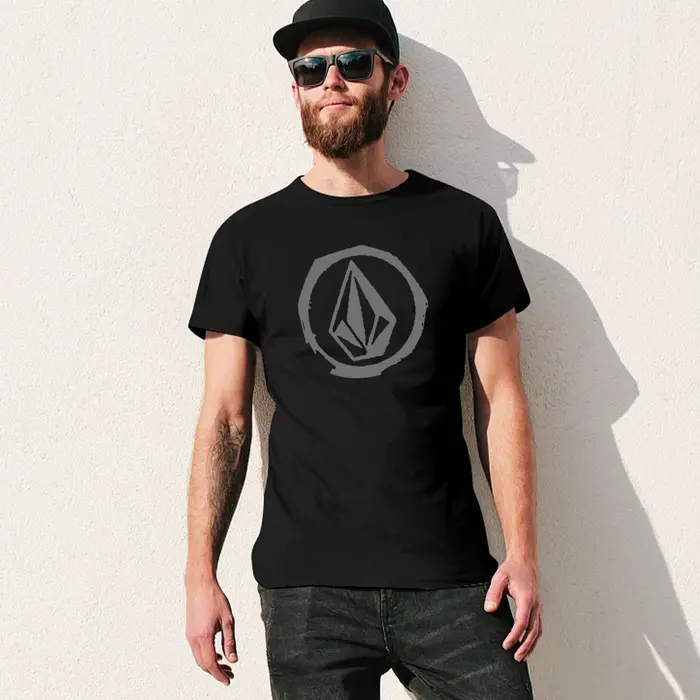 T-shirt graphique avec logo Silver Diamond pour hommes