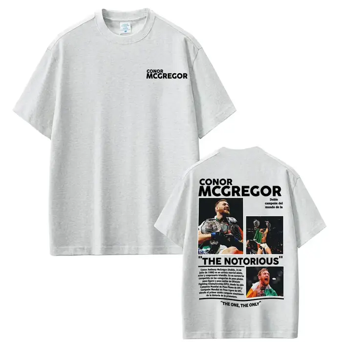 Conor Mcgregor The Notorious Merch T-shirts Vêtements pour hommes Harajuku Cool High Street