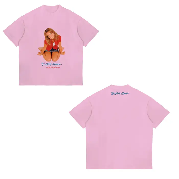 T-shirt Rétro Britney Spears Bubble Gum Balloon pour Homme et Femme – Nouvelle Collection Printemps/