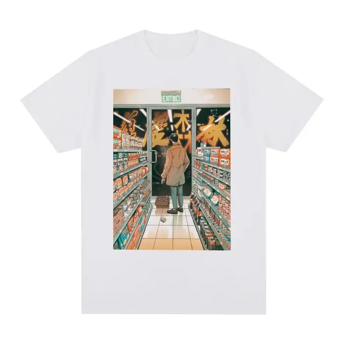 T-shirt homme et femme, humoristique et moderne, en coton, vintage, Chungking Express