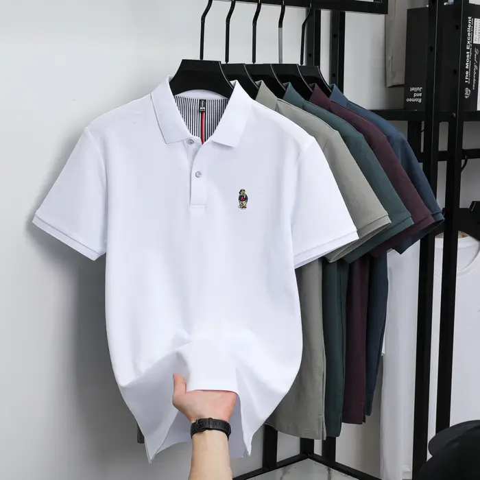 Polo à manches courtes pour hommes