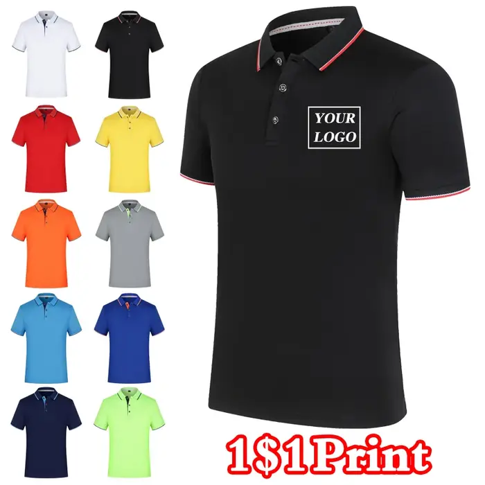 Polo d'été personnalisé avec broderie imprimée