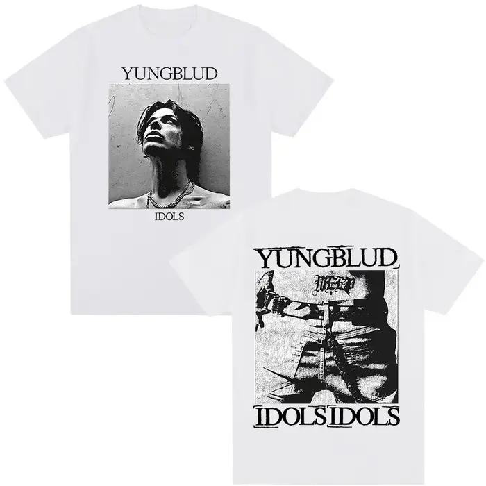 Chanteur Yungblud IDOLS Album Tour 2025 T-shirt hommes femmes vêtements Hip Hop manches courtes T-shirts surdimensionné